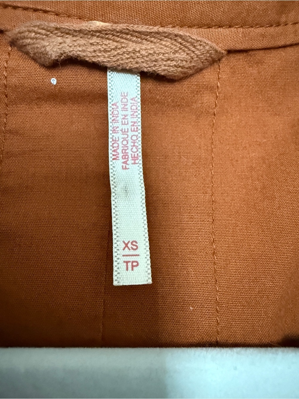Free People Rust Mini Shirt Dress - Picture 6 of 8